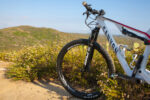 Monumental Cycling Works MC-22W mountain bike wheels on a Canyon MTB on a trail