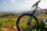Monumental Cycling Works MC-22W wheels on a Canyon MTB overlooking the ocean